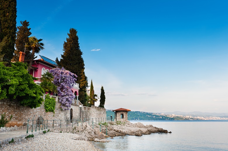 Opatija ist ein ehemaliges Seebad in Kroatien