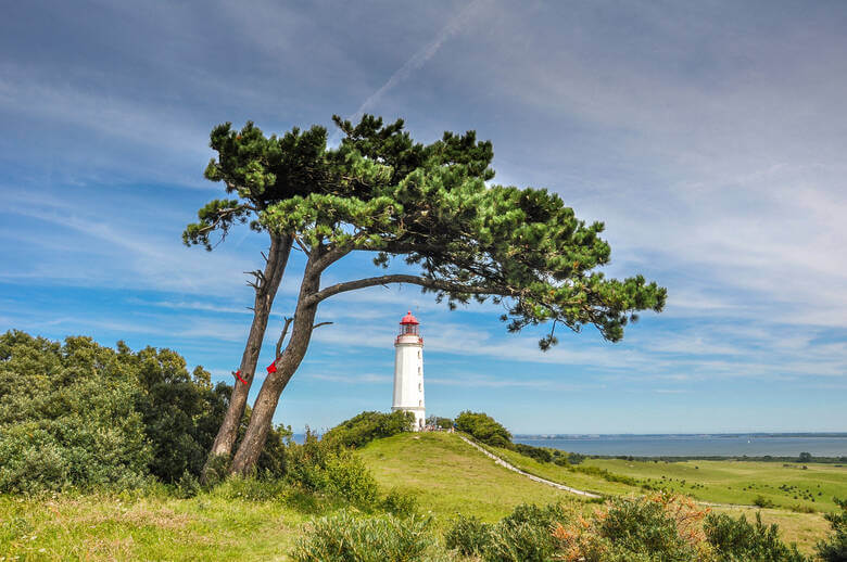 Leuchtturm auf der Ostseeinsel Hiddensee