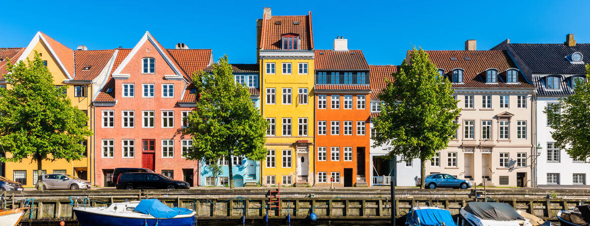 Bunte Häuser in Kopenhagen