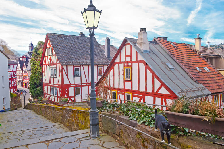 Spaziergang durch Dillenburg an der Deutschen Fachwerkstraße