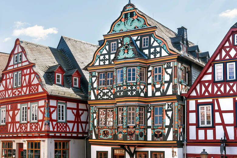 Fachwerkhäuser in Idstein im Taunus