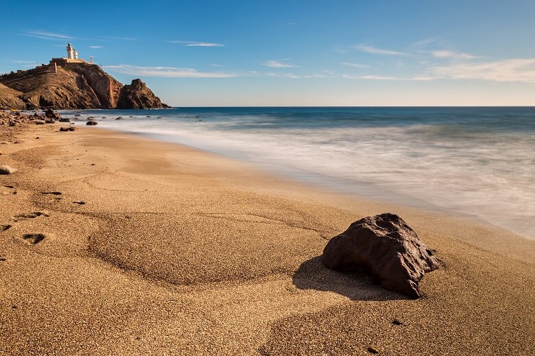 Sandstrand im Südosten von Andalusien