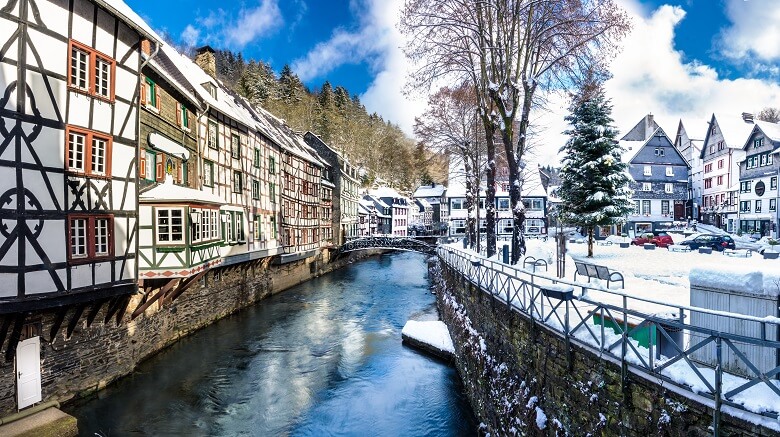 Monschau im Winter