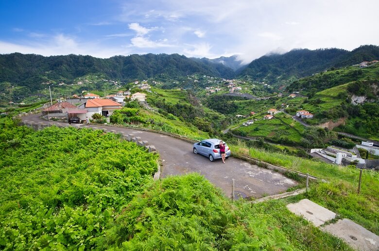 Auto auf der Insel Madeira