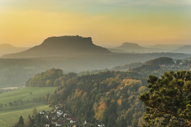 Der Lilienstein in der Sächsischen Schweiz