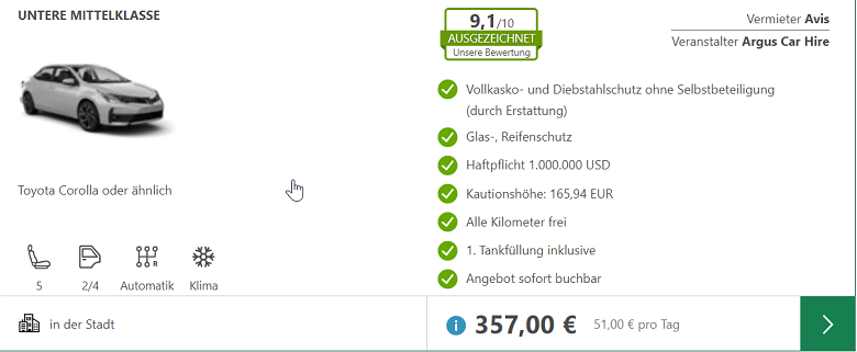 Mietwagen buchen: was beachten?
