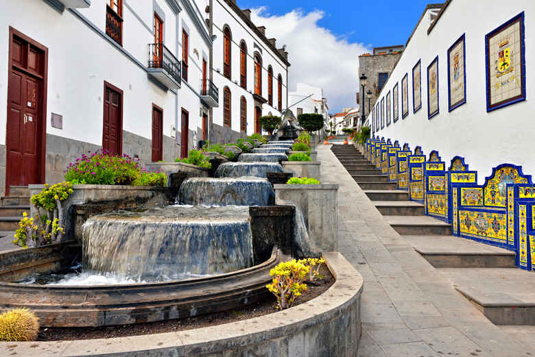 Wasserfall in Firgas, Gran Canaria