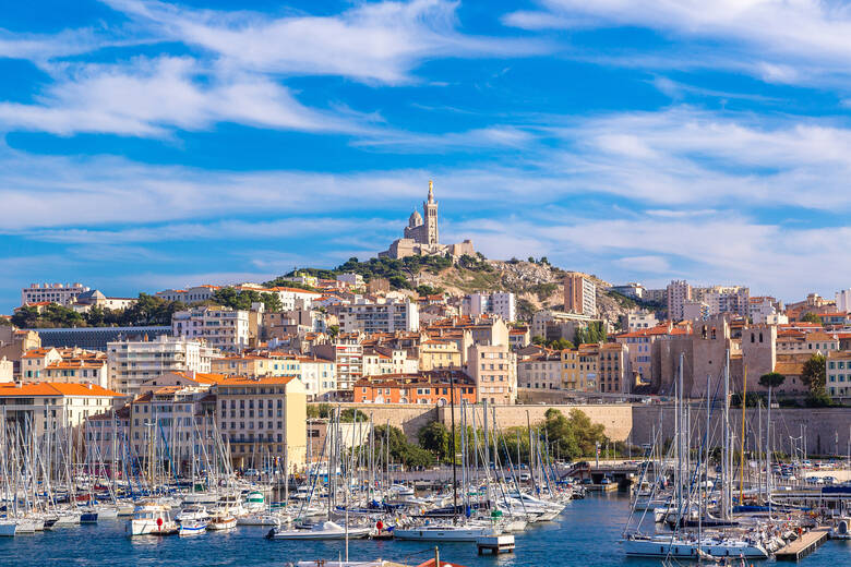 Marseille und alter Hafen