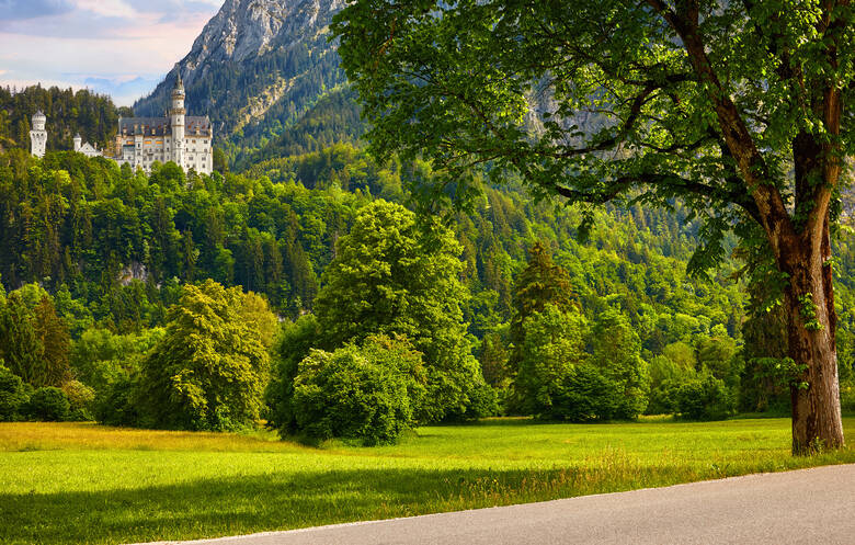 Romantische Straße und Schloss Neuschwanstein