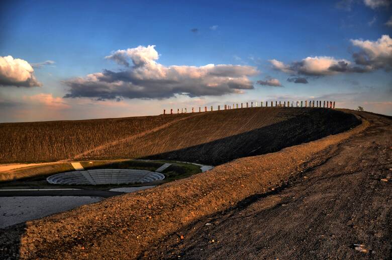 Blick über die Halde Haniel im Ruhrgebiet