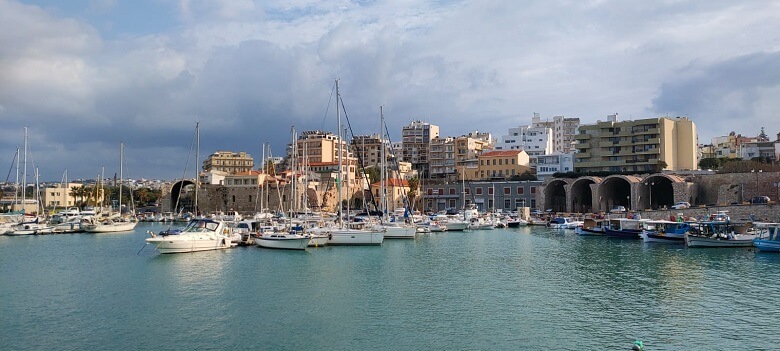 Hafen von Heraklion auf Kreta