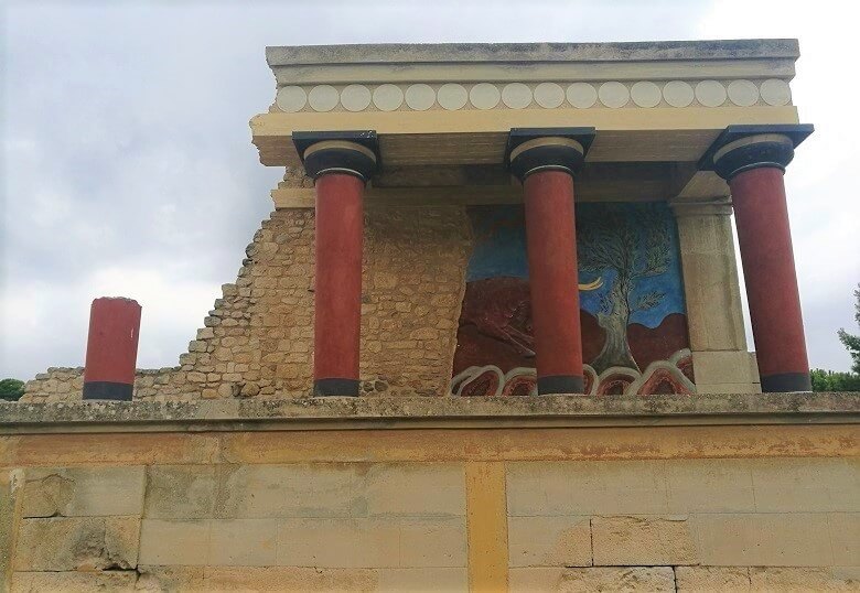 Palast von Knossos auf Kreta