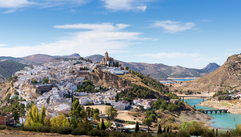 Iznajar, charmantes Dorf in Cordoba, Andalusien