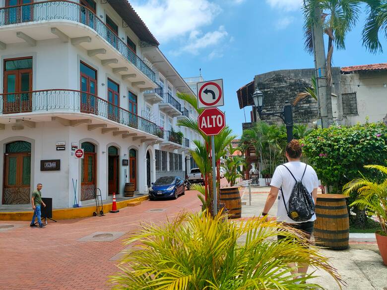 Spaziergang durch dir Altstadt in Panama