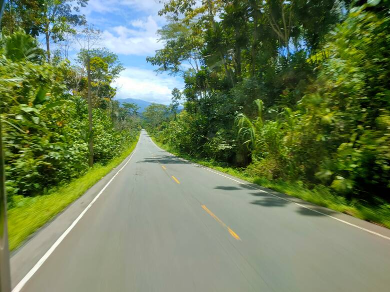 Straße in Panama nach Bocas del Toro