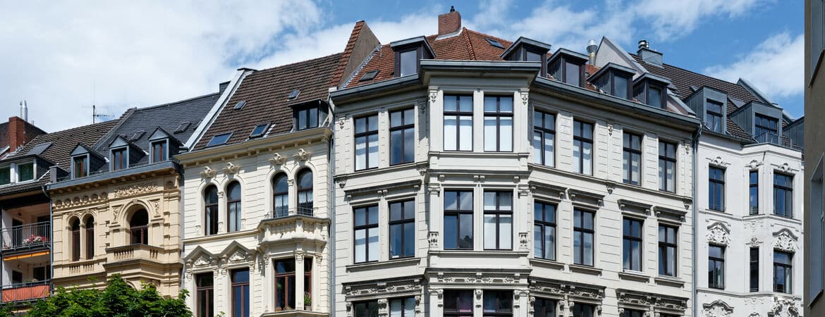 Altbauten im Belgischen Viertel in Köln