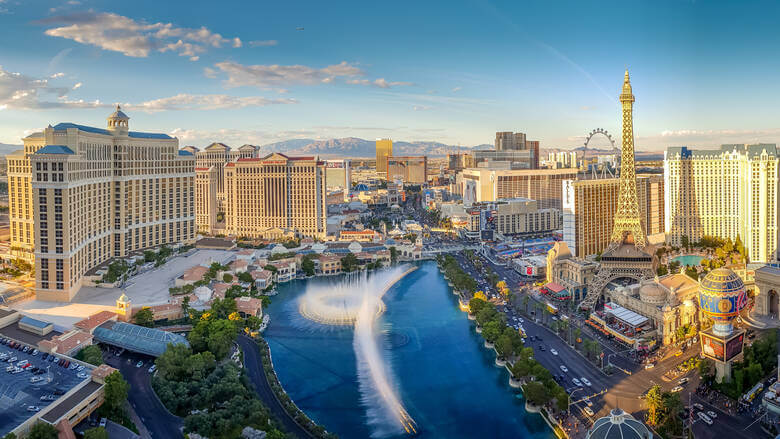 Las Vegas in den USA bei Tag