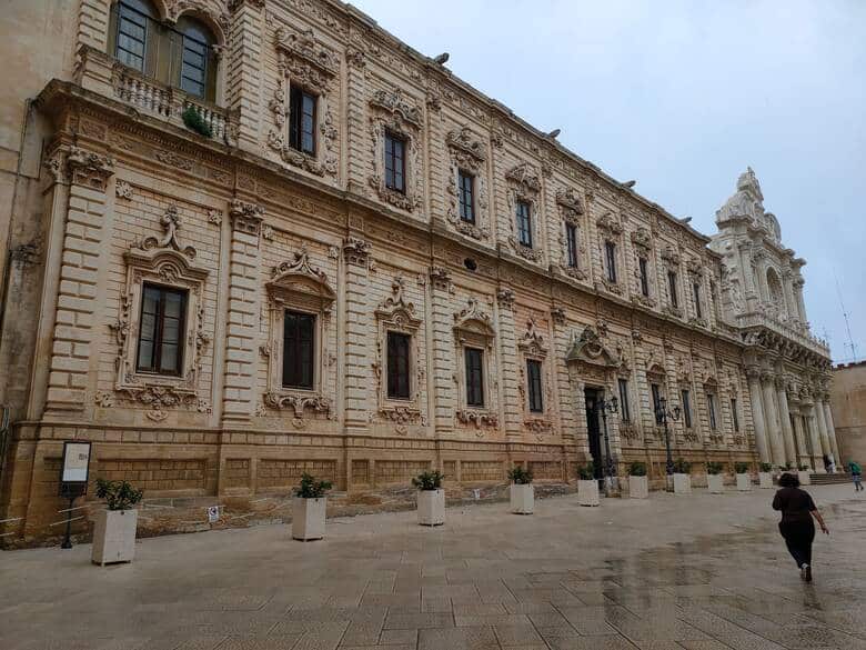 Barockkirche Basilica di Santa Croce in Lecce in Italien