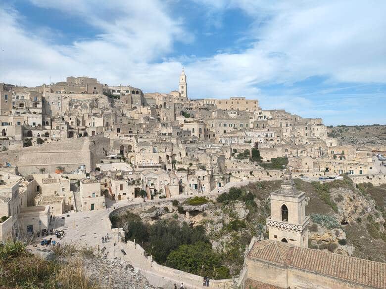 Die Höhlenstadt Matera mit ihren Sassi