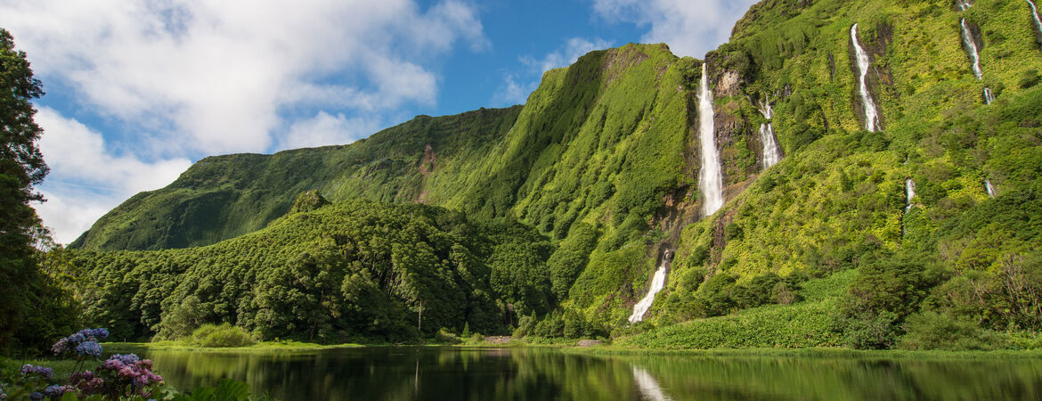 Wasserfälle auf den Azoren