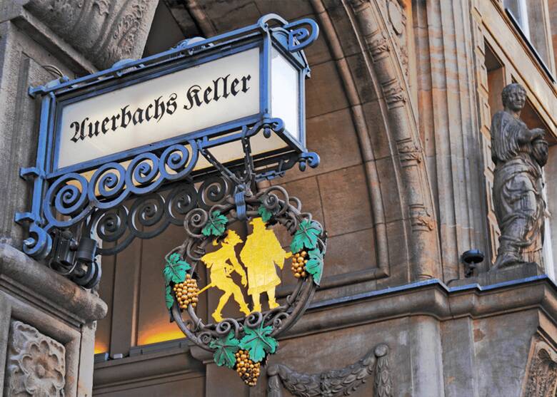 Auerbachs Keller in der Altstadt von Leipzig